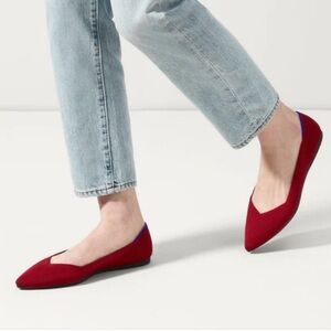 ***SOLD*** EUC Rothy's The Point I in Chili Red, size 10